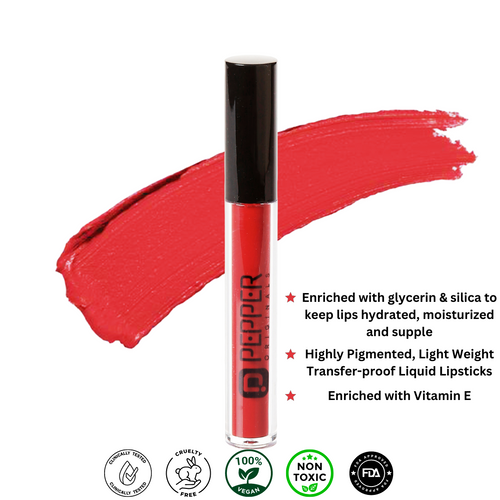 724 Riding Red Dawn of Delhi Collection Transfer-Proof Lipstick